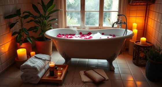 create a calming bath routine