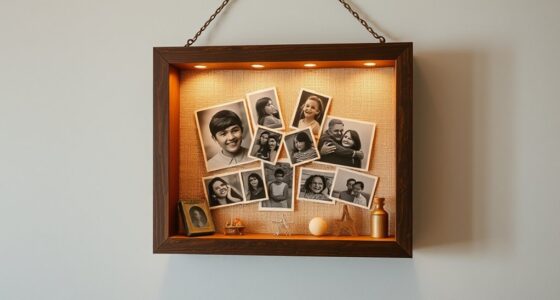 create a memory shadow box