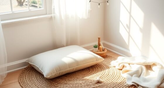 create a peaceful meditation space