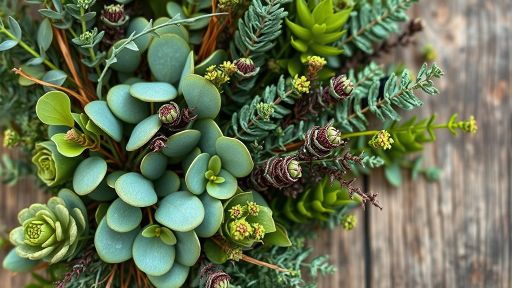 create eco friendly seasonal wreath