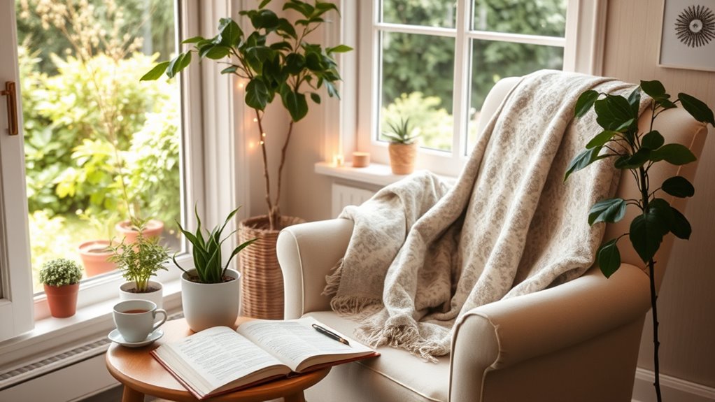 create peaceful self retreat environment