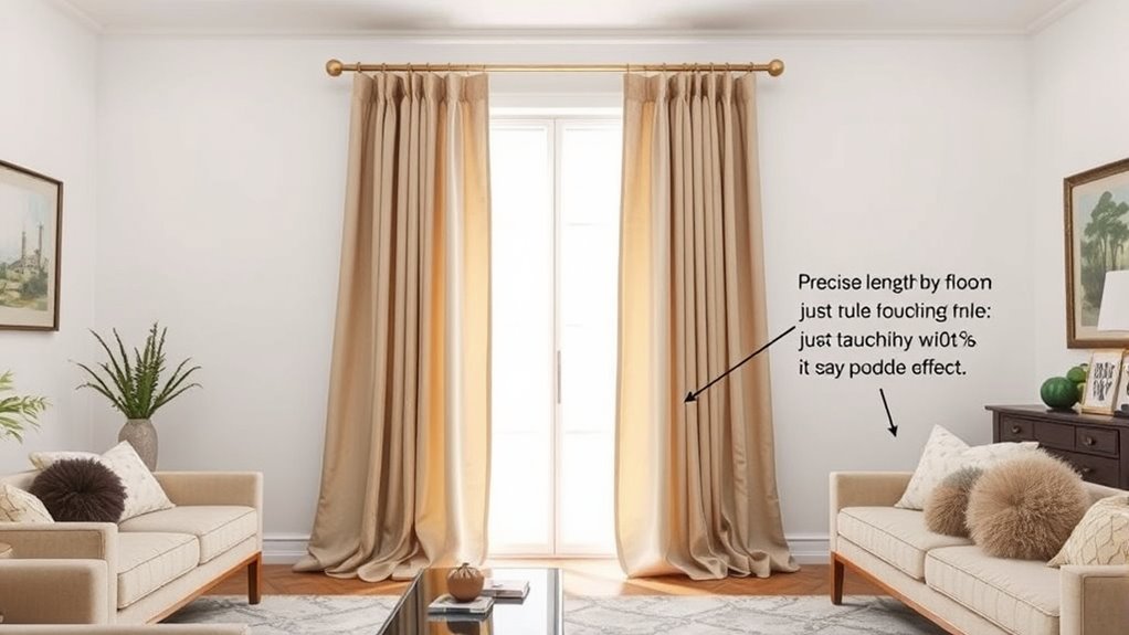 curtain placement and fabric selection