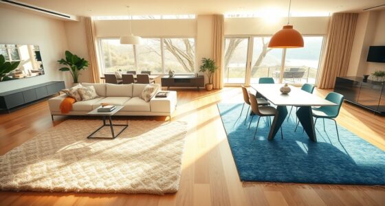 define zones with decor