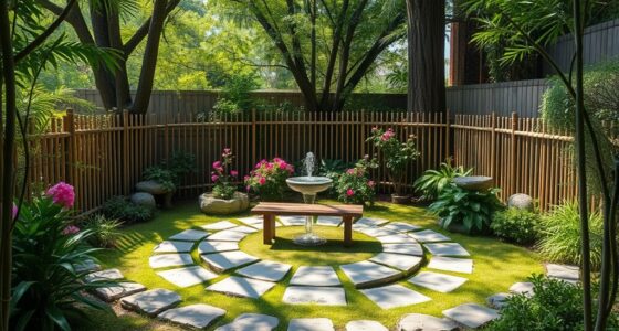 design a peaceful outdoor retreat