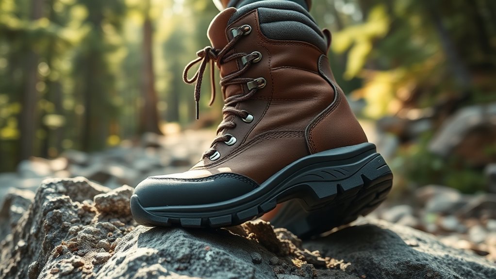 essential rugged trail boot features