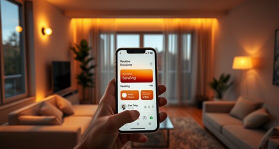 evening smart bulb routines