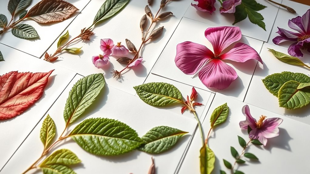 exhibit plant botanical samples