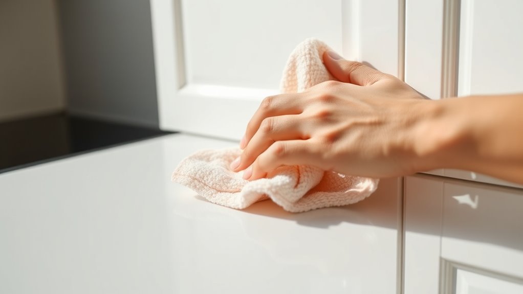 gentle cabinet cleaning tips