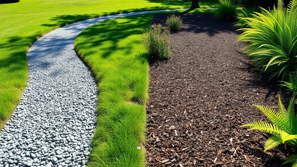 gravel versus mulch choices