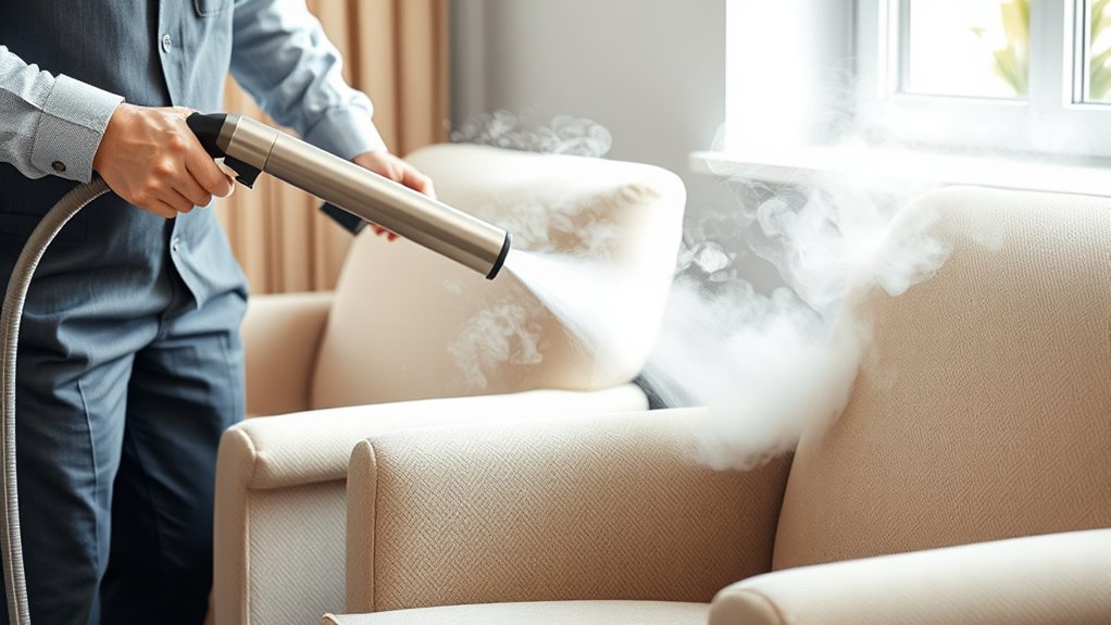 guide to steam upholstery cleaning
