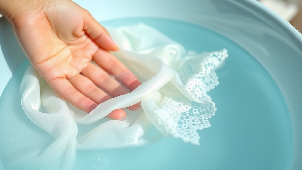 handle delicate fabrics gently