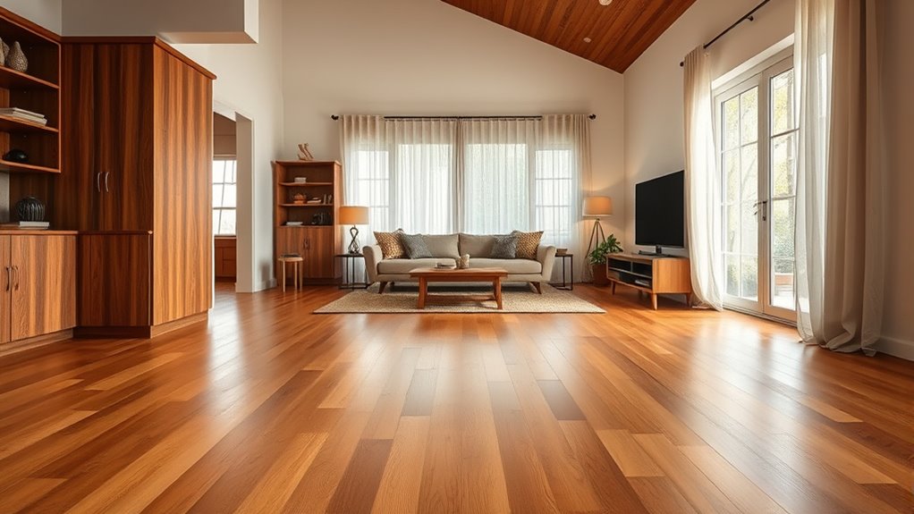 harmonize diverse wood tones