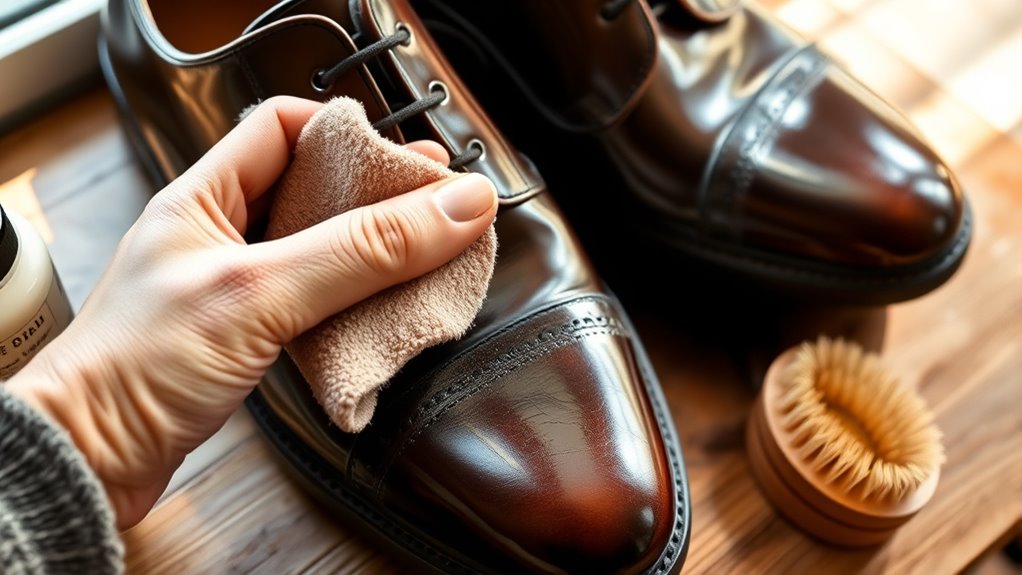 home leather shoe care