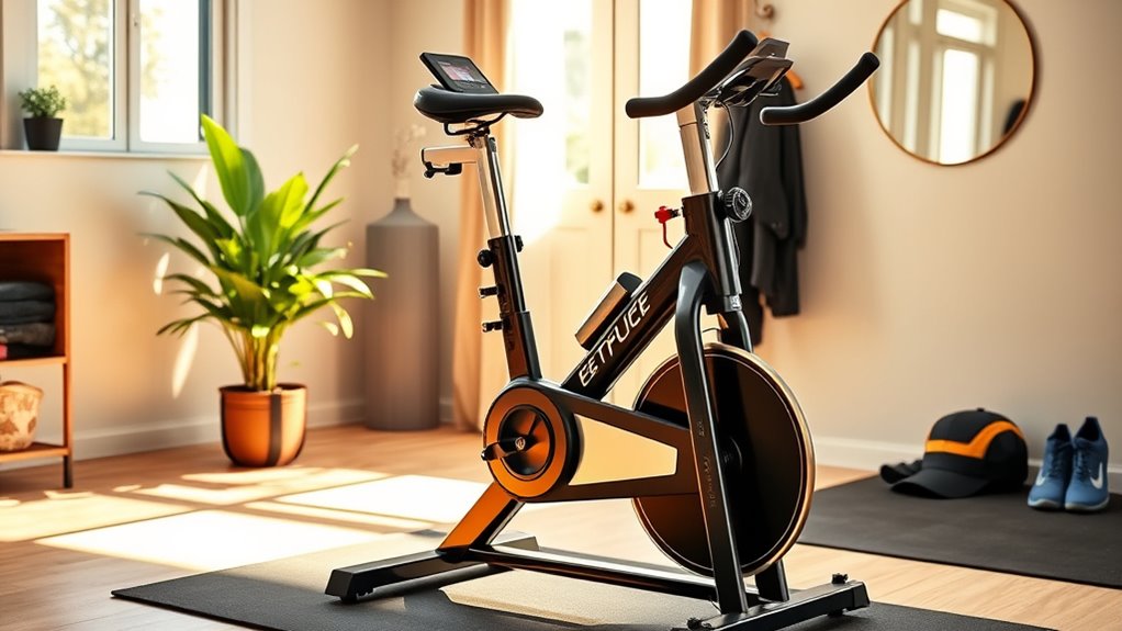 indoor cycling bike features
