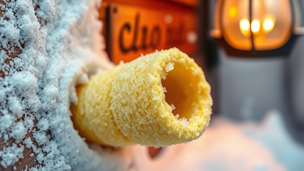 insulate pipes and seal