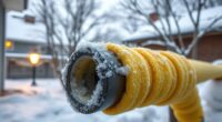 insulate pipes before cold