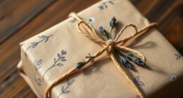 kraft paper gift wrapping