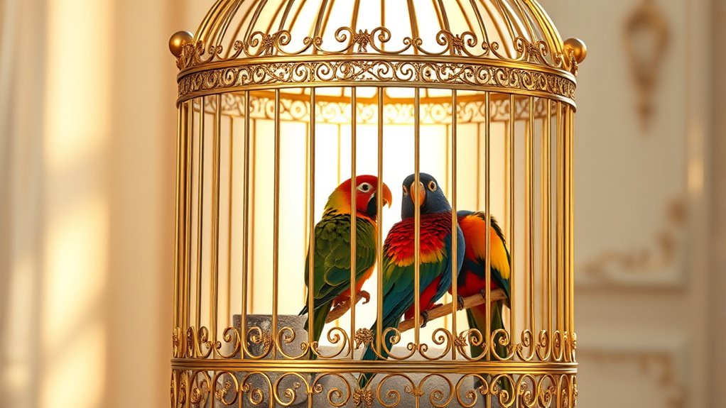 luxury bird cage selection