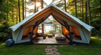 luxury camping tent options