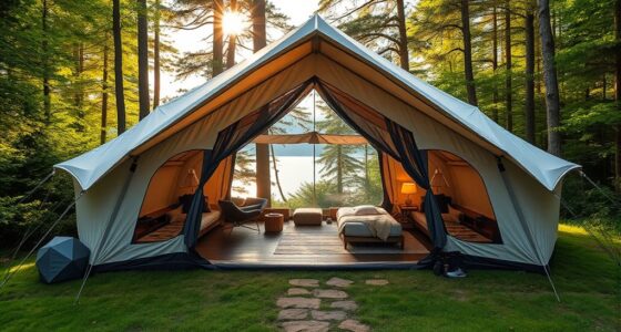 luxury camping tent options