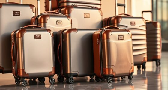 luxury durable travel luggage