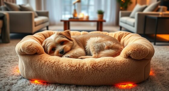 luxury heated pet bed options