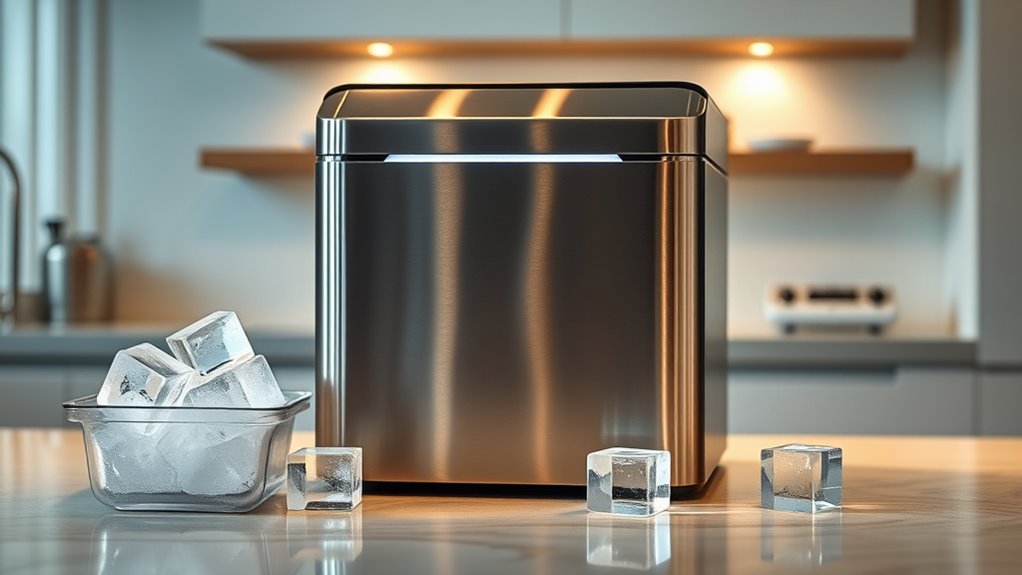 luxury ice machine features