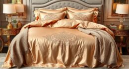 luxury king bed bedding