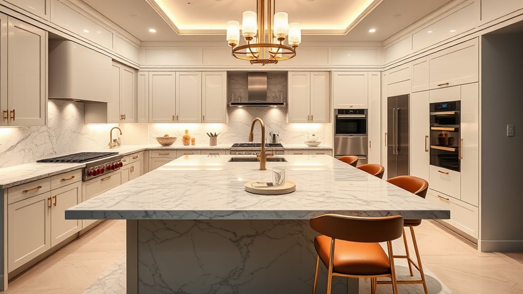 luxury kitchen islands list