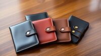 luxury leather passport sets