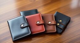 luxury leather passport sets
