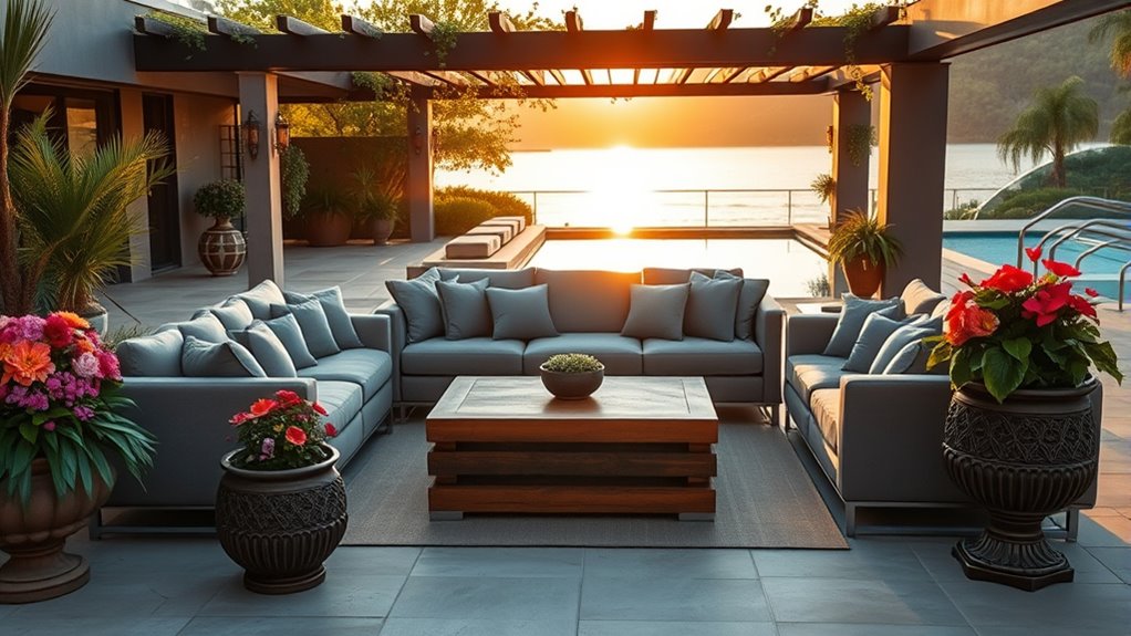 luxury outdoor seating collections