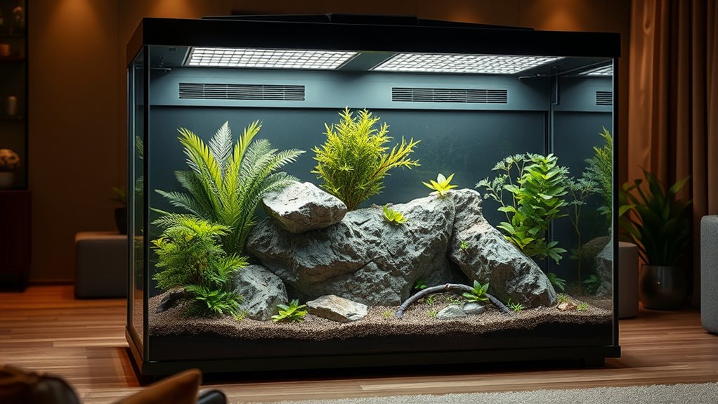 luxury reptile terrarium designs