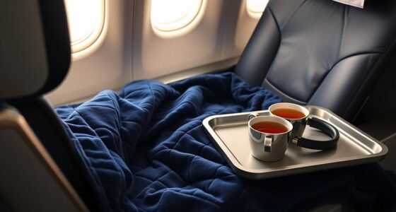 luxury travel blanket selection