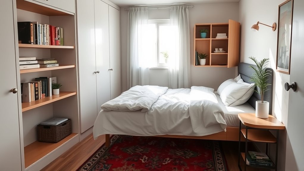 maximize small bedroom space