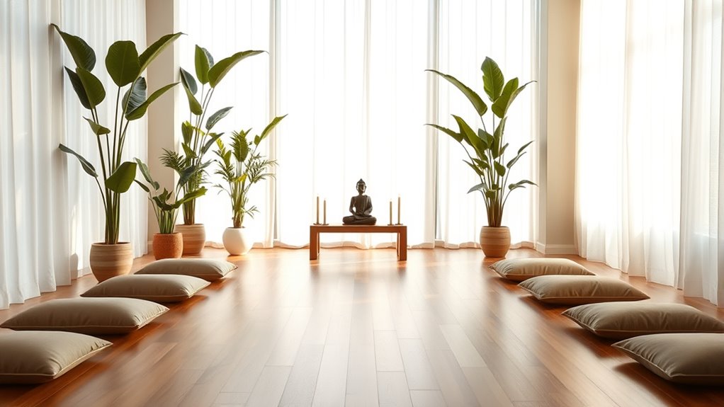 mindful nourishing retreat environment