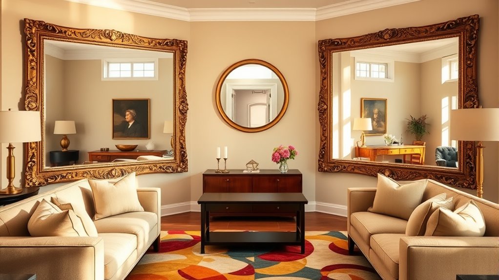 mirror placement and size