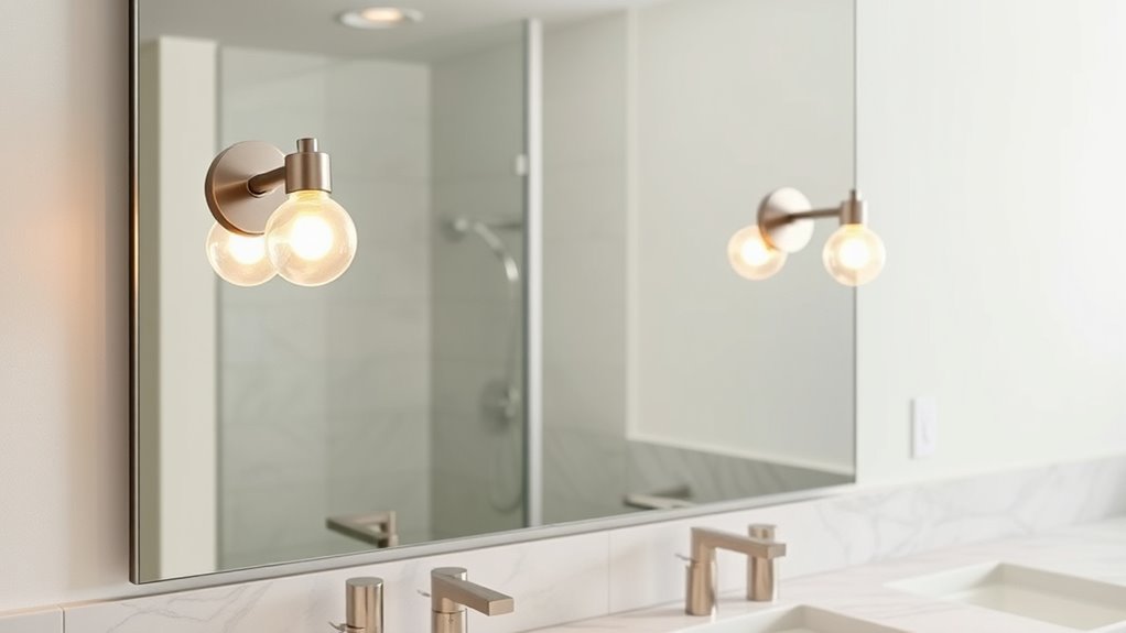 optimal vanity lighting placement