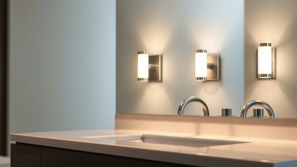 optimal vanity lighting placement