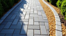 pavers gravel edging