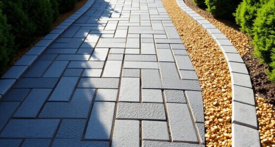 pavers gravel edging