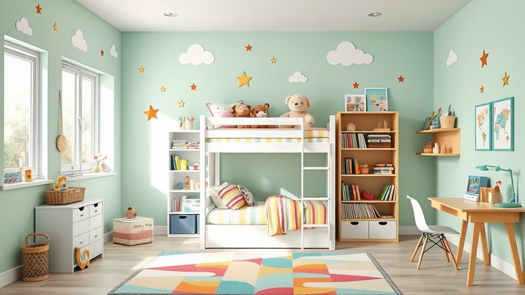 personalized organized kids room