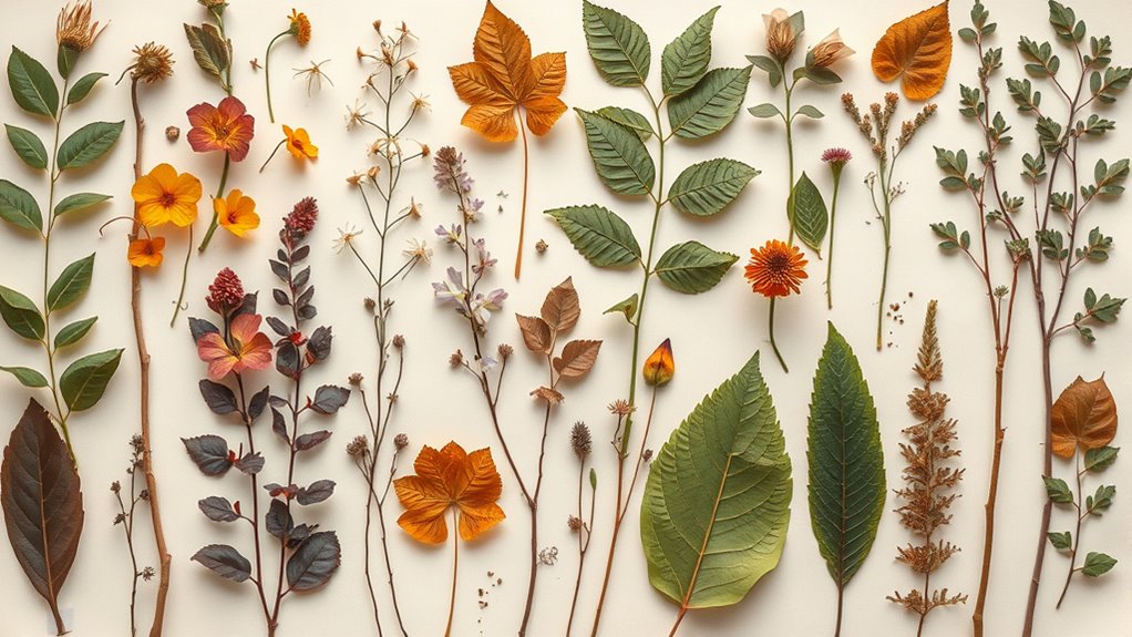 pressing plants for preservation