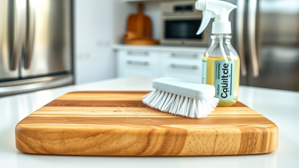proper cutting board sanitation