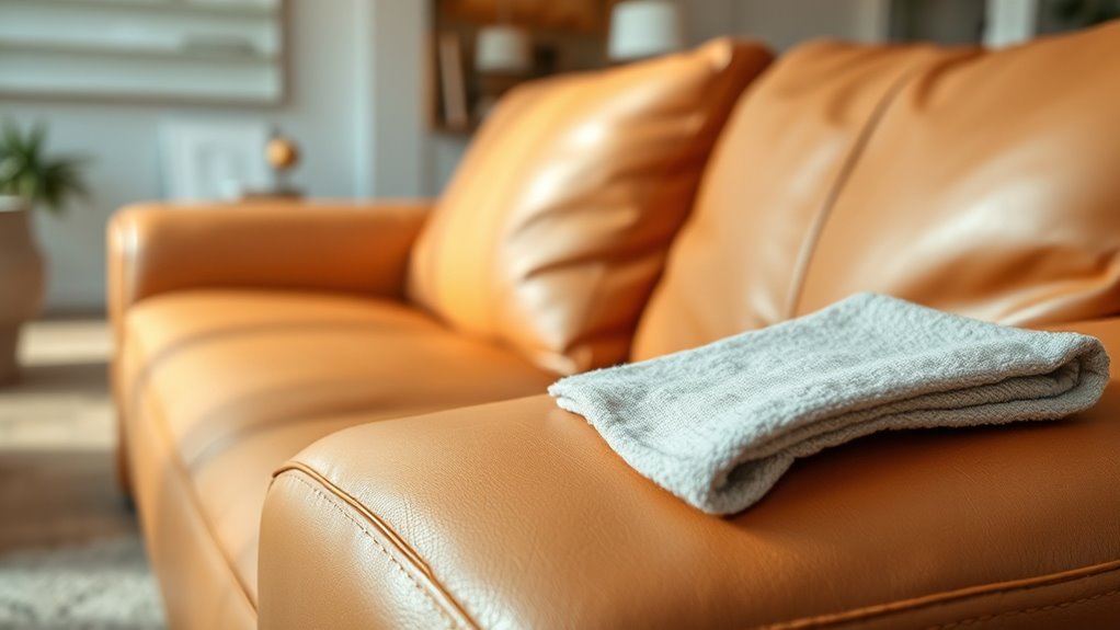 regular leather cleaning and maintenance