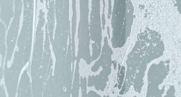removing glass shower stains