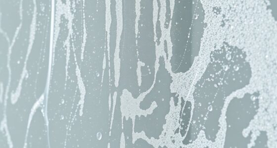 removing glass shower stains