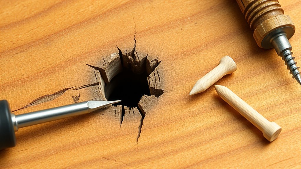 repair stripped screw hole