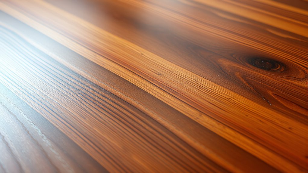 restore scratched wooden surface