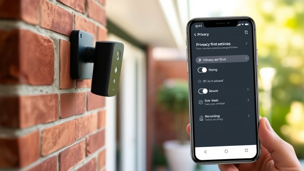 secure cameras respect privacy